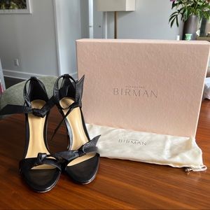Alexandre Birman Clarita Leather Sandals Black Size 7